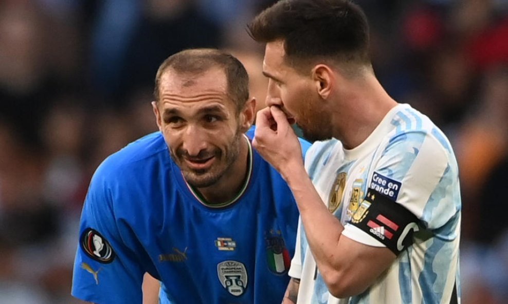 Lionel Messi i Giorgio Chiellini