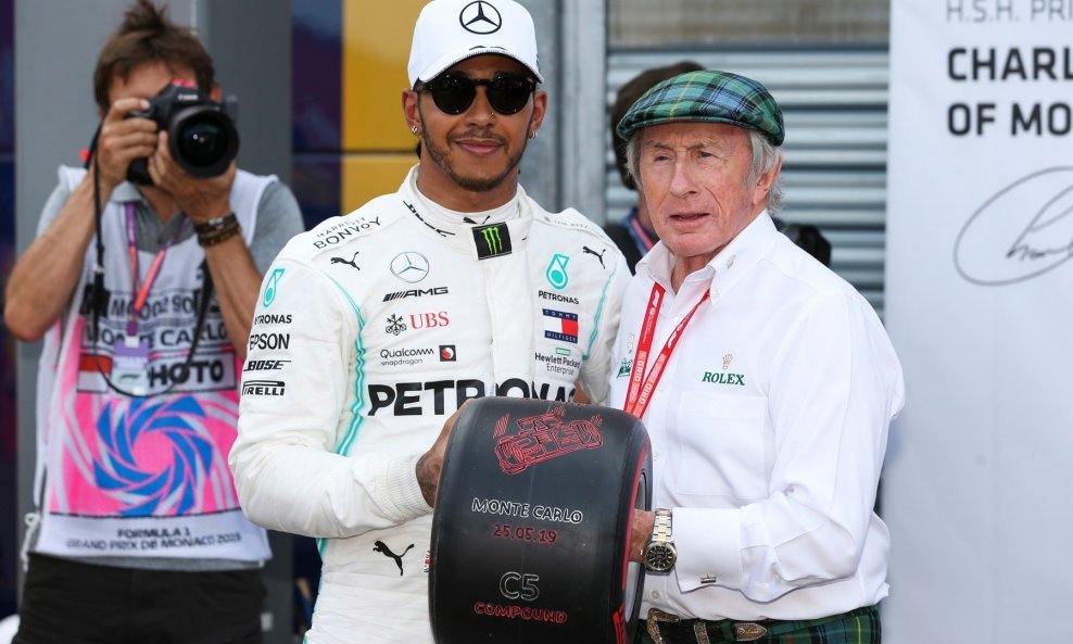 Lewis Hamilton i Jackie Stewart