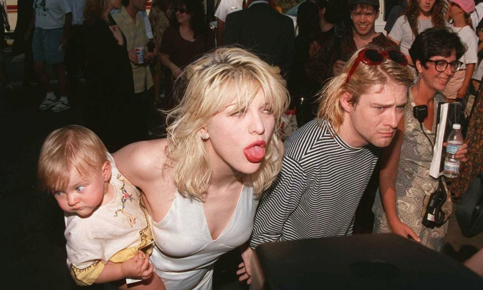 Kurt Cobain, Courtney Love, Frances Bean Cobain