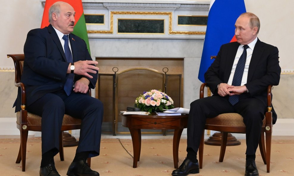 Aleksandr Lukašenko i Vladimir Putin