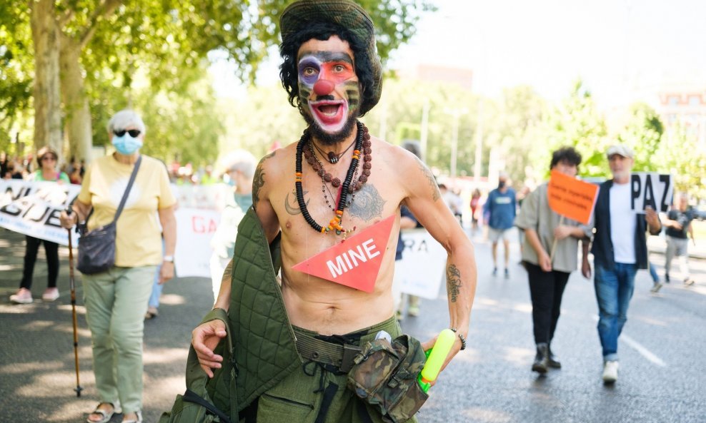 Prosvjednik u Madridu