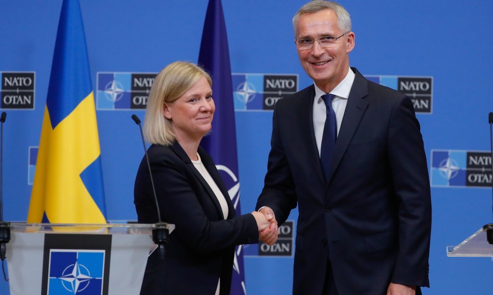 Magdalena Andersson i Jens Stoltenberg