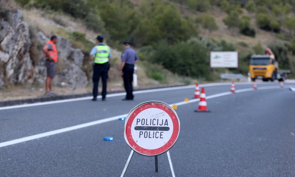Prometna nesreća u Šparadićima, policijski očevid u tijeku