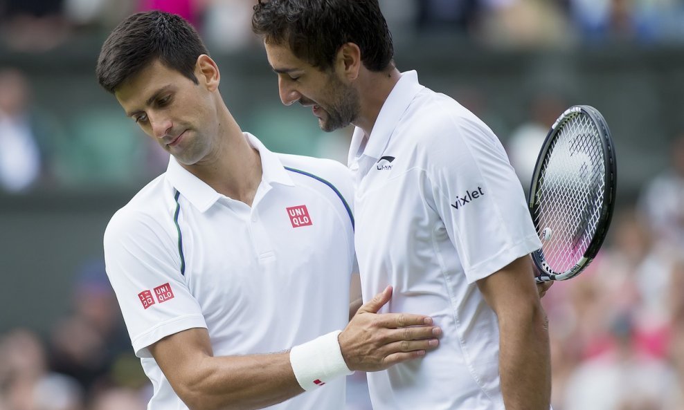 Novak Đoković Marin Čilić Wimbledon