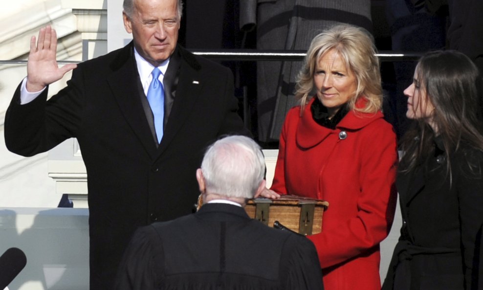 Joe, Jill i Ashley Biden