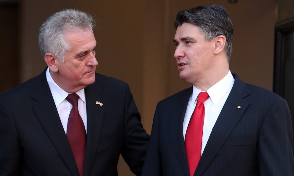 Tomislav Nikolić i Zoran Milanović