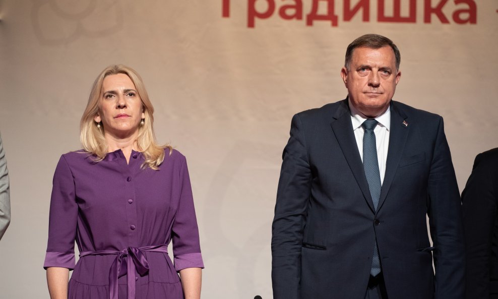 Željka Cvijanović i Milorad Dodik