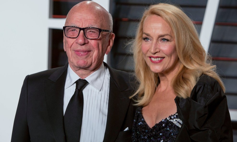 Jerry Hall i Rupert Murdoch