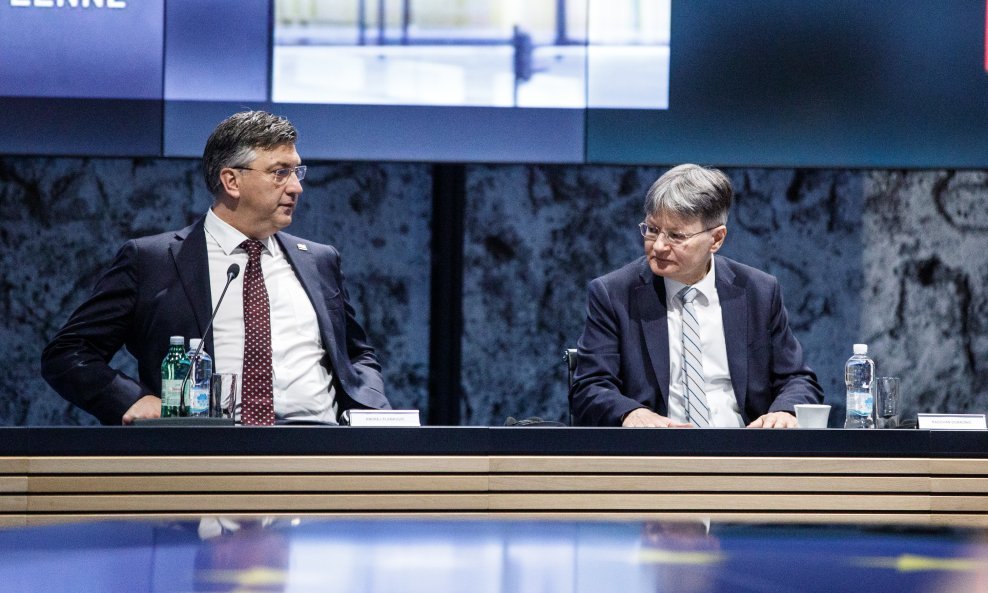 Andrej Plenković i Radovan Dobronić
