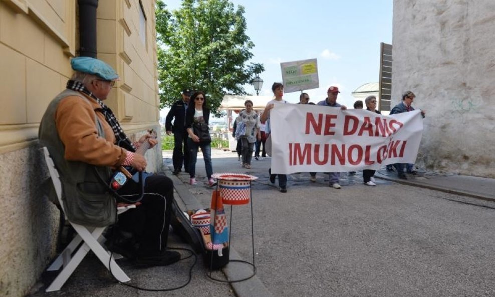 Prosvjed za Imunološki zavod