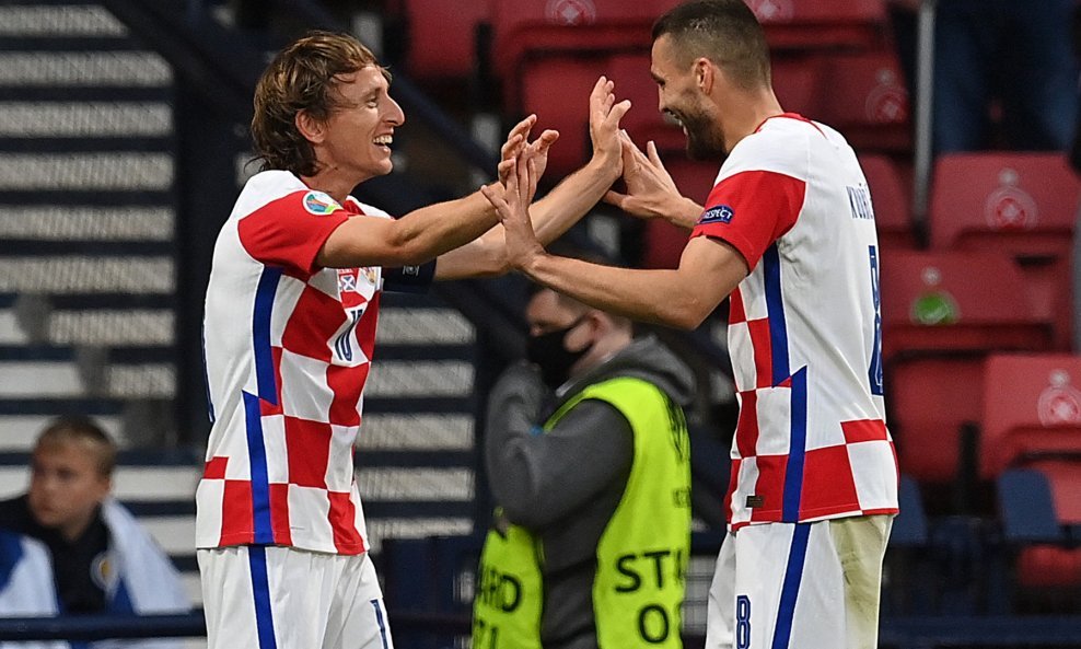 Luka Modrić i Mateo Kovačić