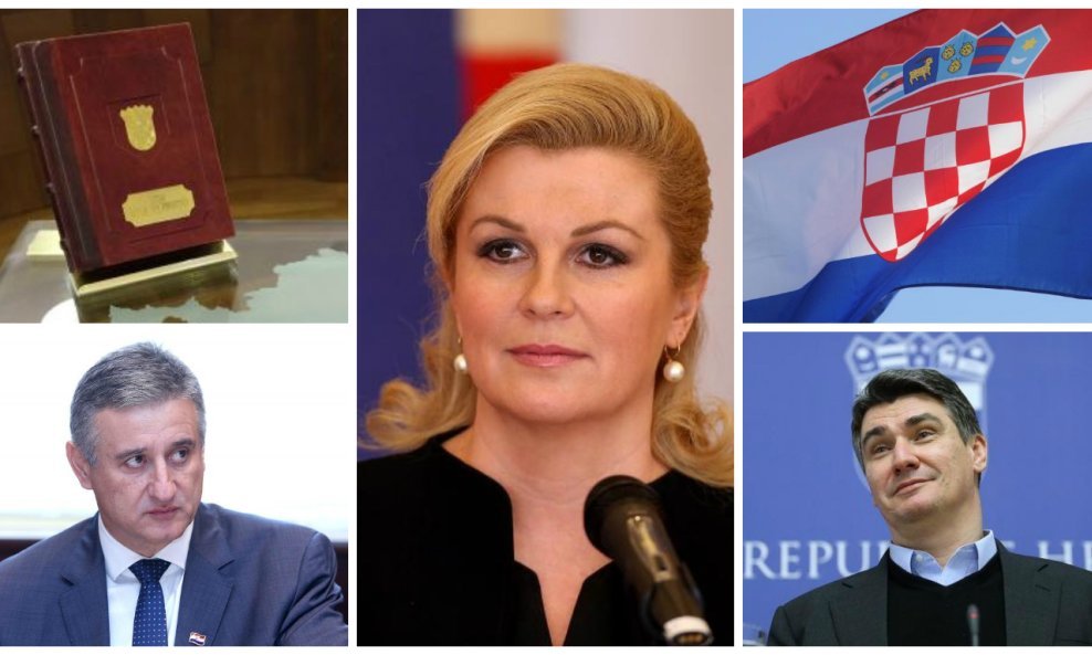 Tomislav Karamarko, Kolinda Grabar Kitarović i Zoran Milanović