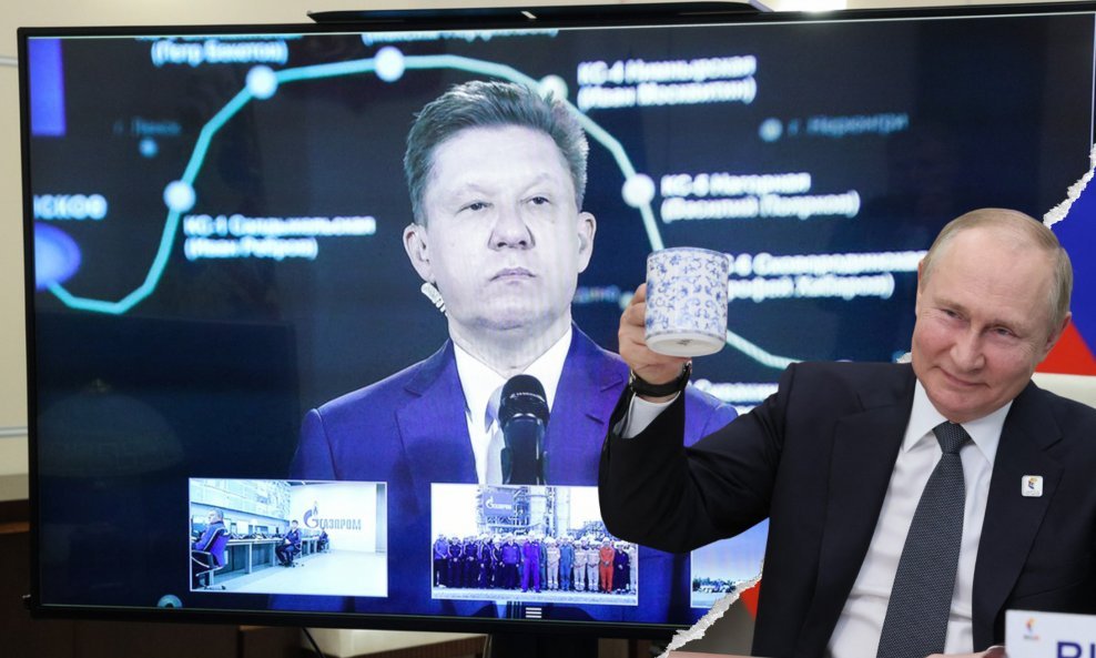 Aleksej Miller, šef Gazproma, i Vladimir Putin