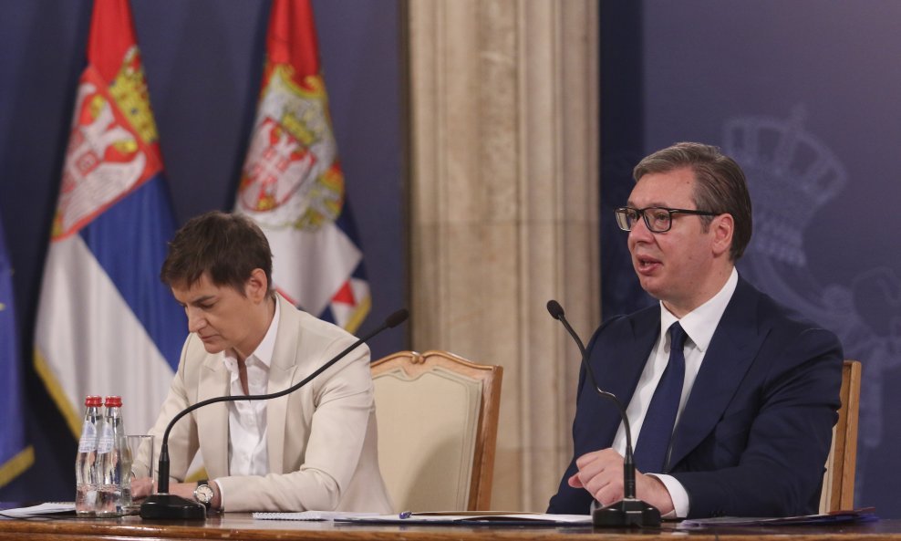 Ana Brnabić i Aleksandar Vučić