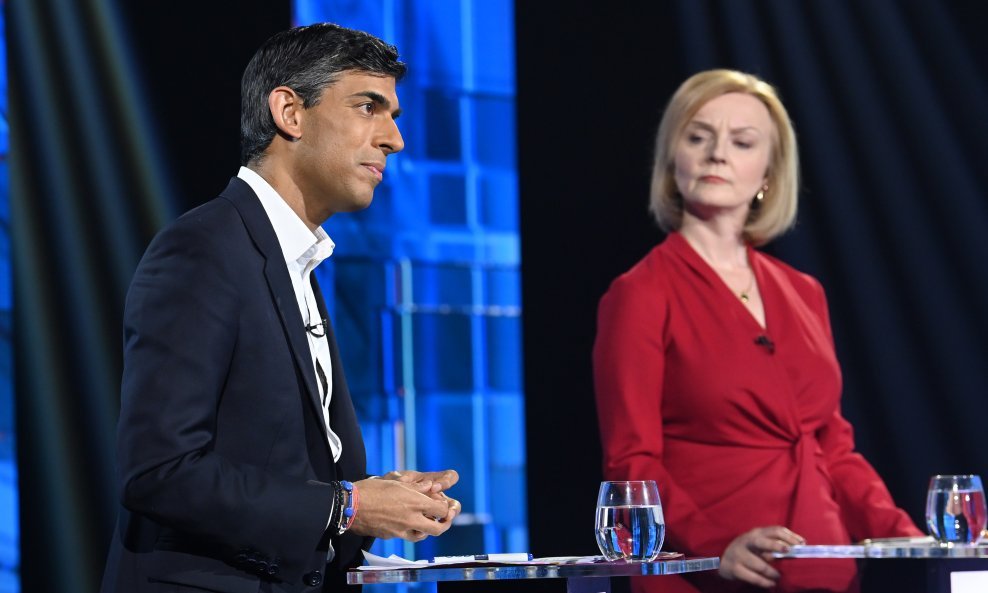 Rishi Sunak i Liz Truss