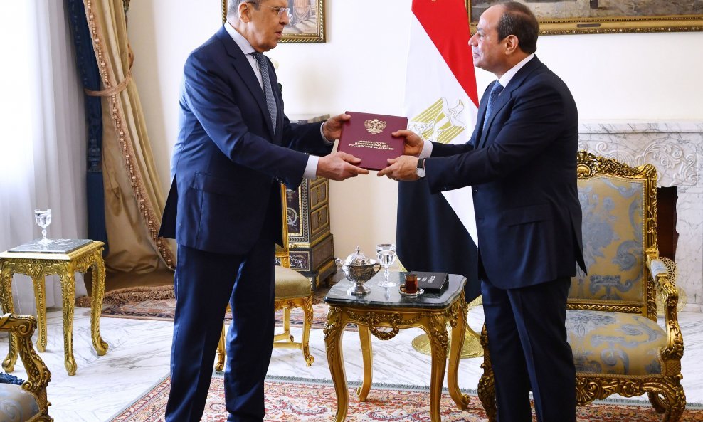 Sergej Lavrov i Abdel Fattah al-Sisi