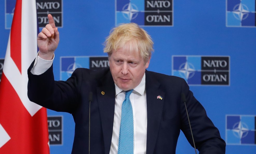 Boris Johnson na samitu NATO-a u Madridu u lipnju ove godine