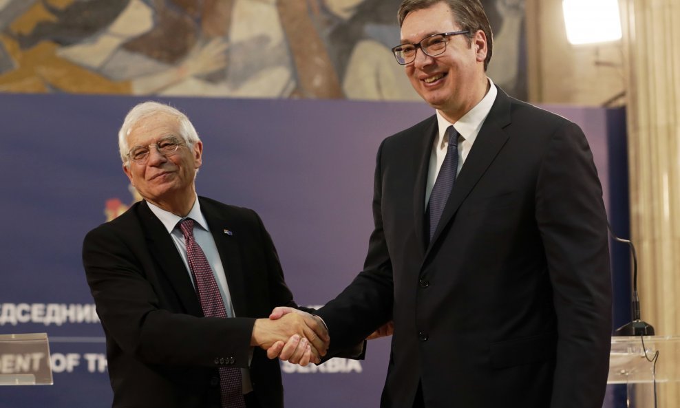 Josep Borell i Aleksandar Vučić