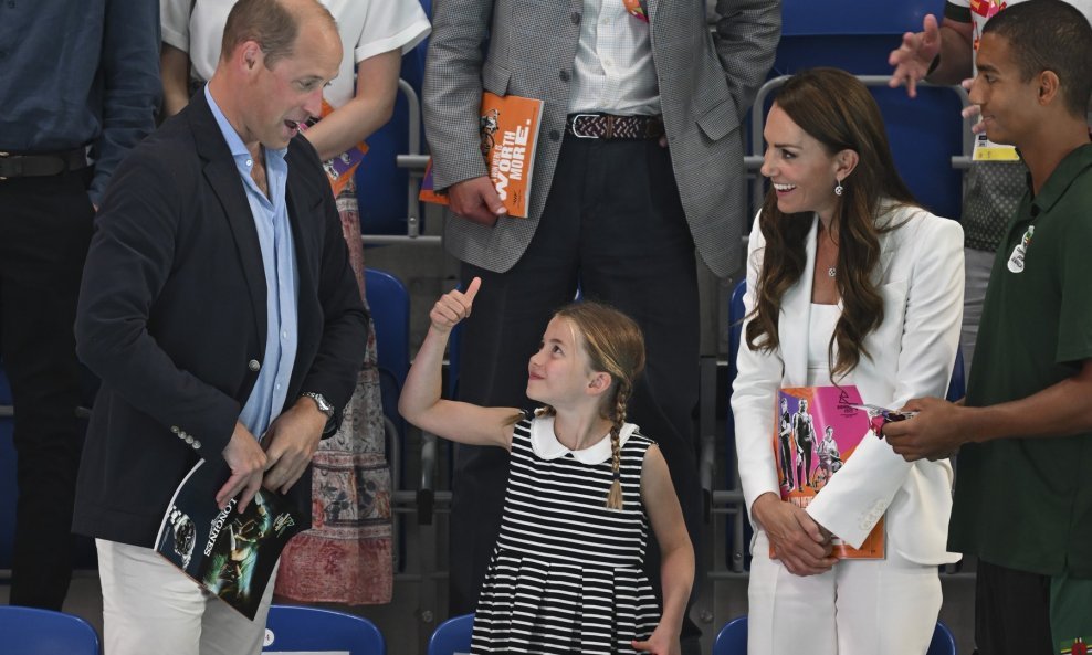 Princ William, princeza Charlotte i Kate Middleton