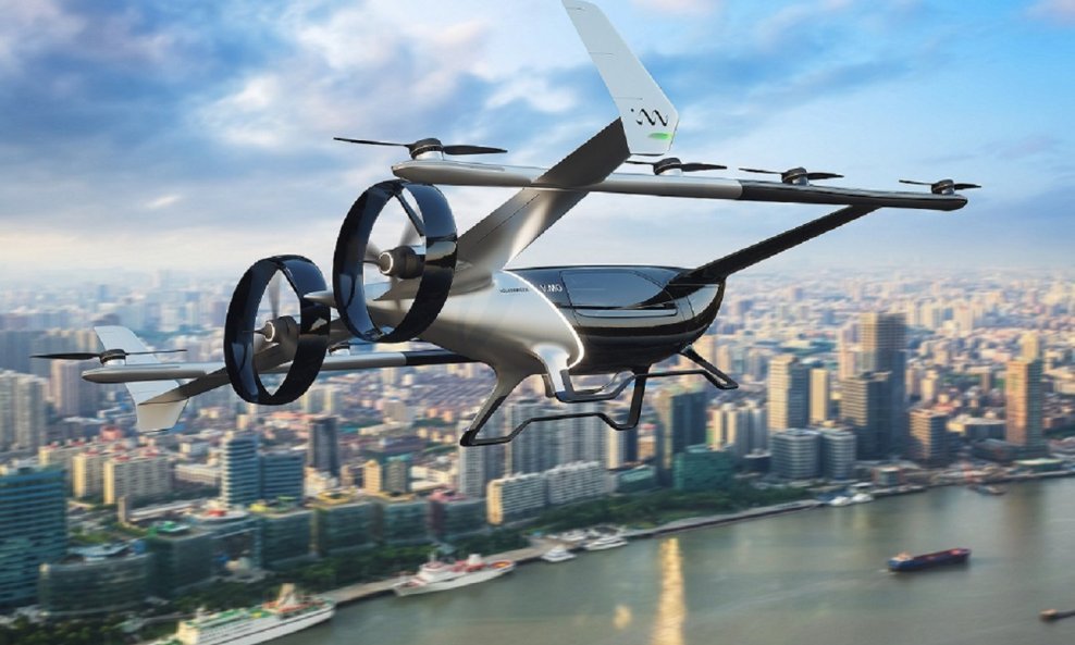 V.MO je prvi električni prototip putničkog drona s vertikalnim uzlijetanjem i slijetanjem (eVTOL)