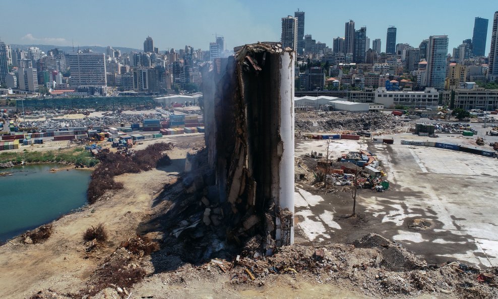 Bejrutska luka nakon eksplozije