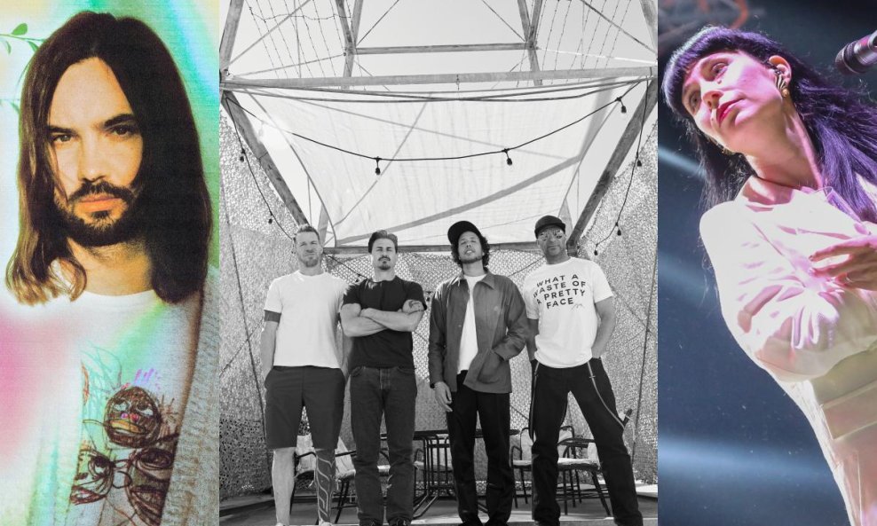Tame Impala (lijevo), RATM (u sredini), Konstrakta (desno)