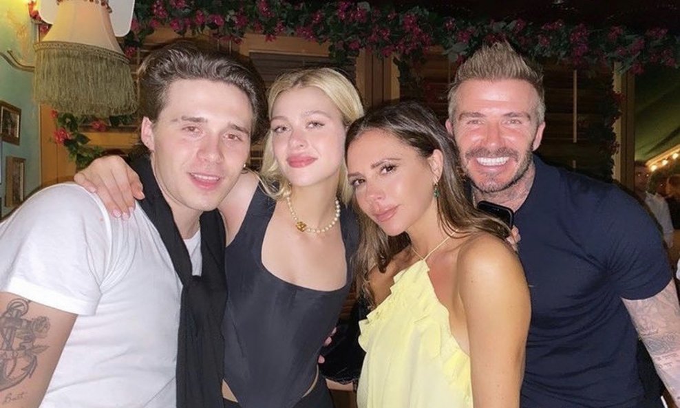 David i Victoria Beckham, Nicola Peltz i Brookly Beckham