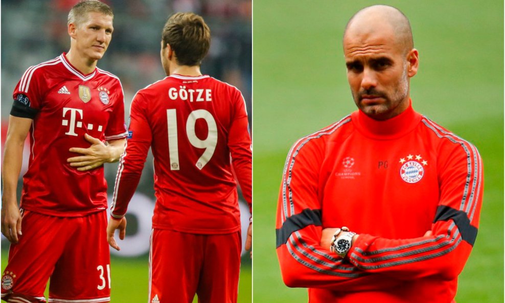 Guardiola Gotze Schweinsteiger