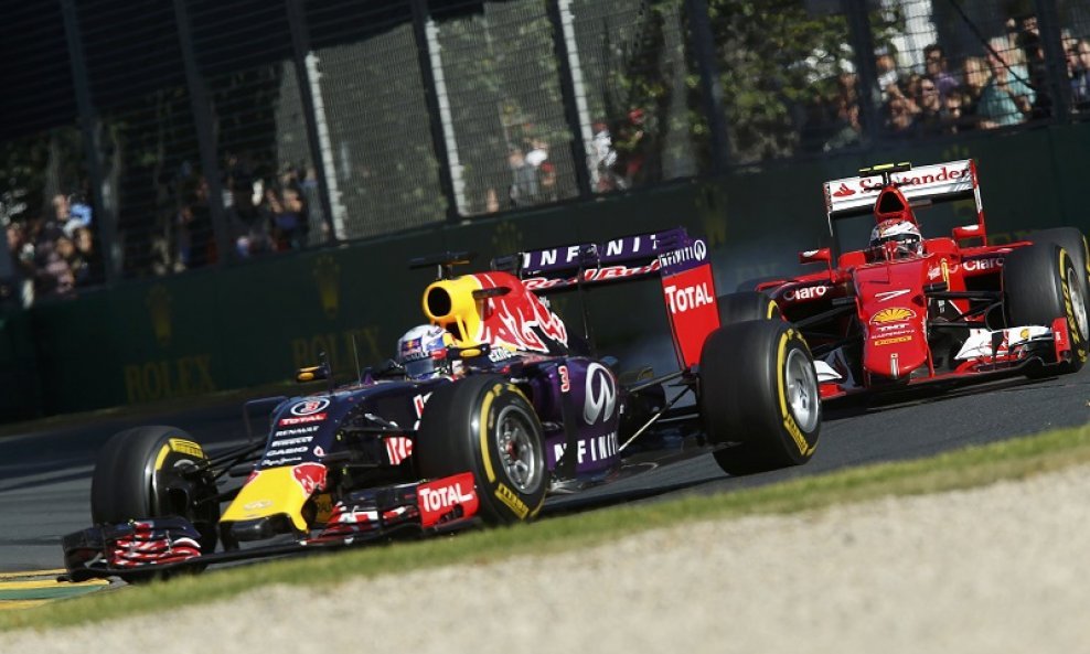 Daniel Ricciardo i Kimi Raikkonen
