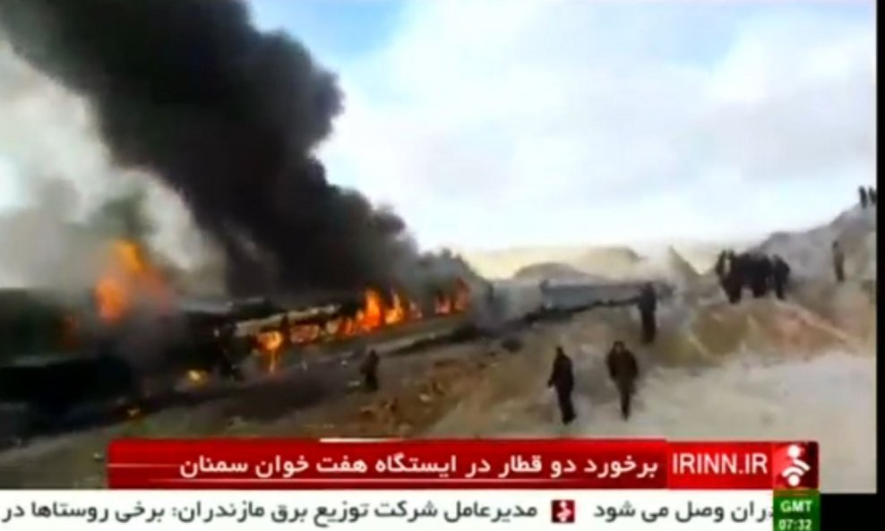 Željeznička nesreća u Iranu