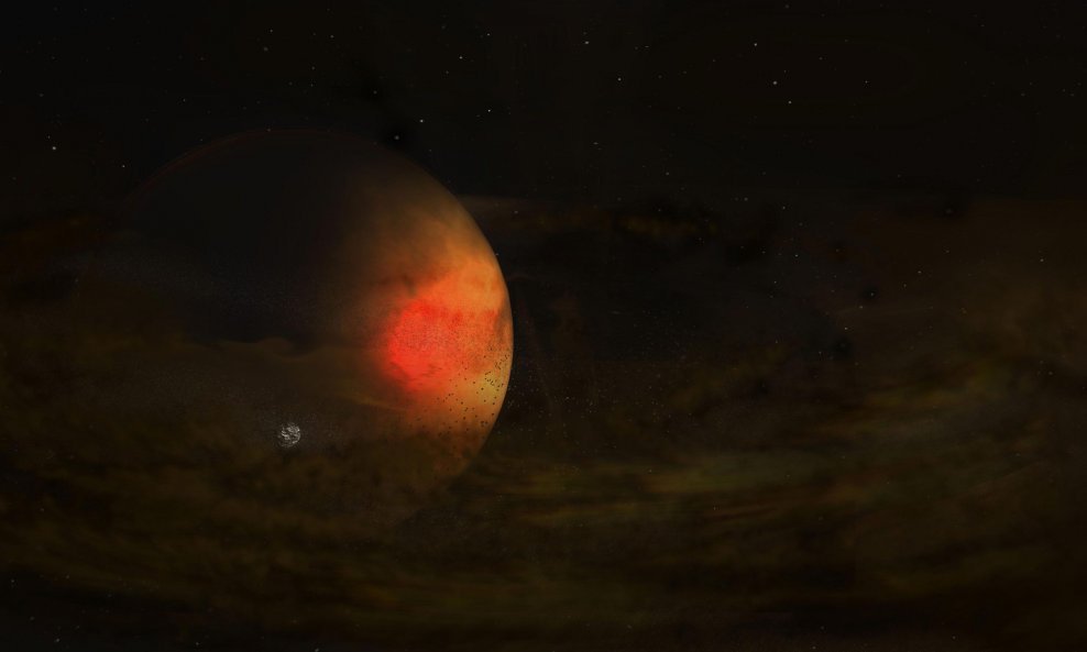 Umjetnička vizija novootkrivenog egzoplaneta
