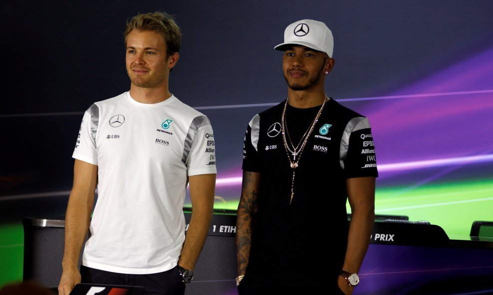 Nico Rosberg i Lewis Hamilton