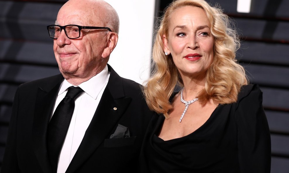 Jerry Hall i Rupert Murdoch