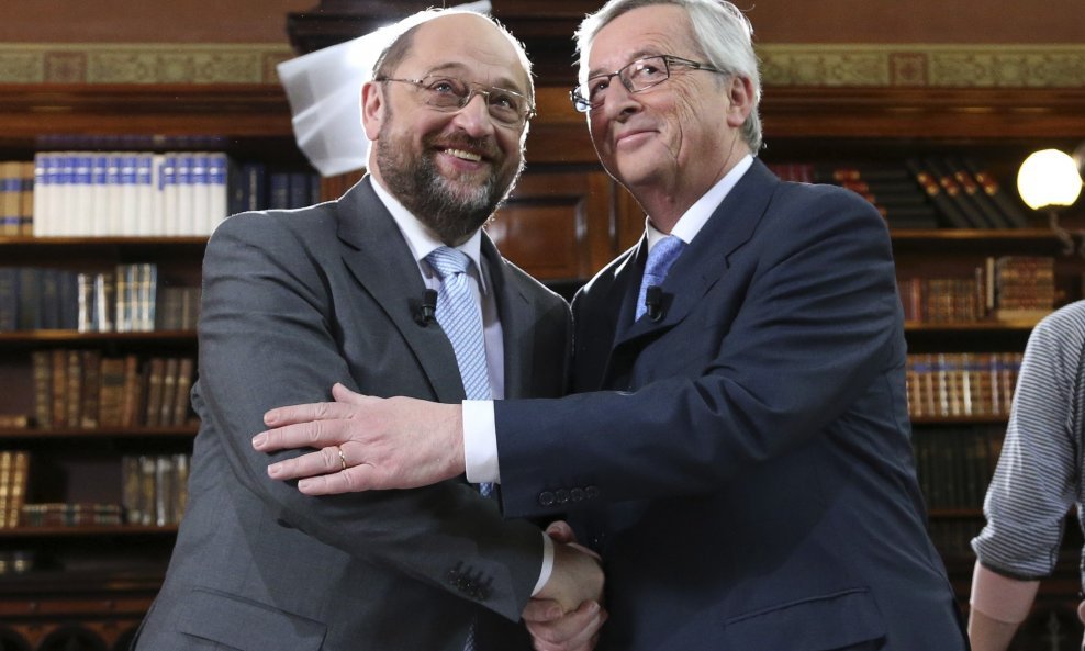 Martin Schulz i Jean-Claude Juncker