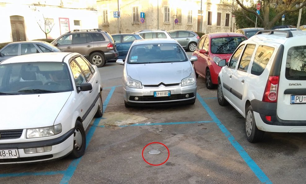 Parkirno mjesto unutar Penta Smart parking