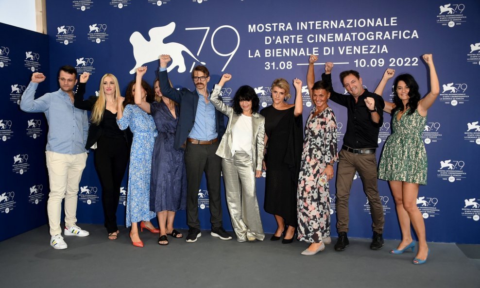 Ekipa filma 'Najsretniji čovjek na svijetu' na 79. Međunarodnom filmskom festivalu u Veneciji