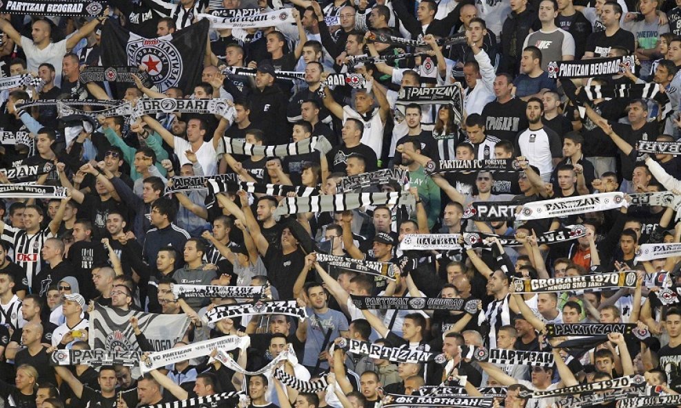 Grobari navijači Partizana