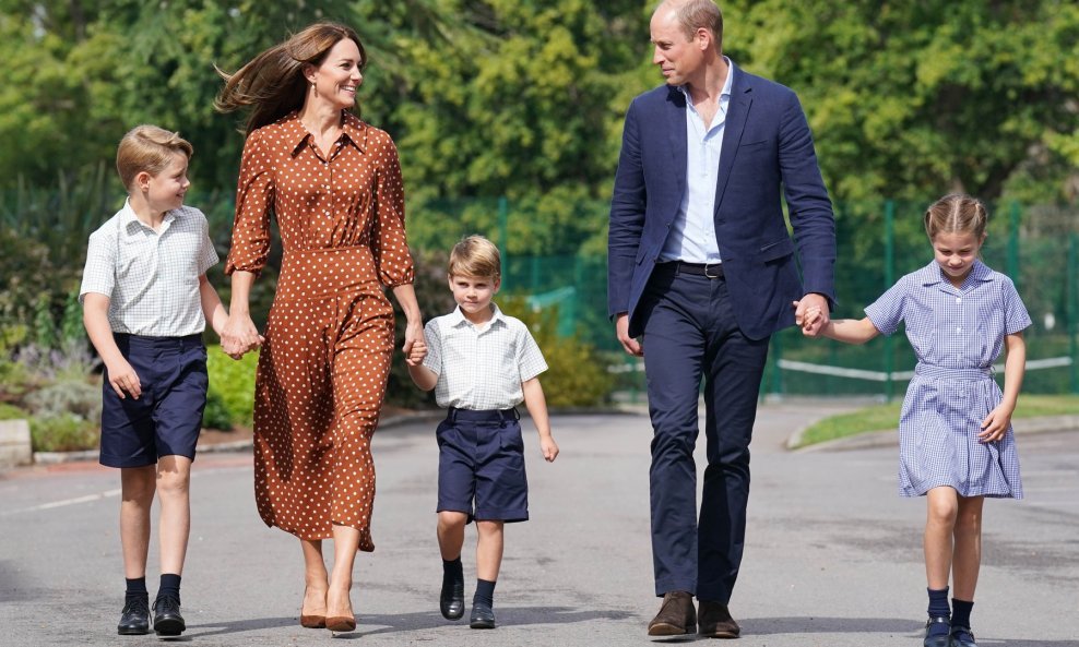 Princ George, Kate Middleton, princ Louis, princ William i princeza Charlotte