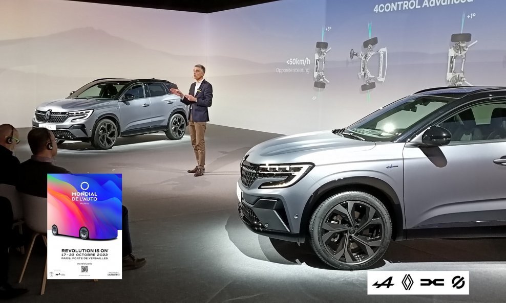 Renault Grupa na Pariškom salonu automobila 2022.