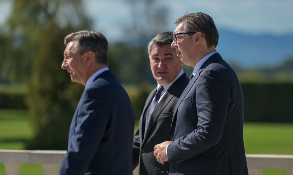 Borut Pahor, Zoran Milanović i Aleksandar Vučić