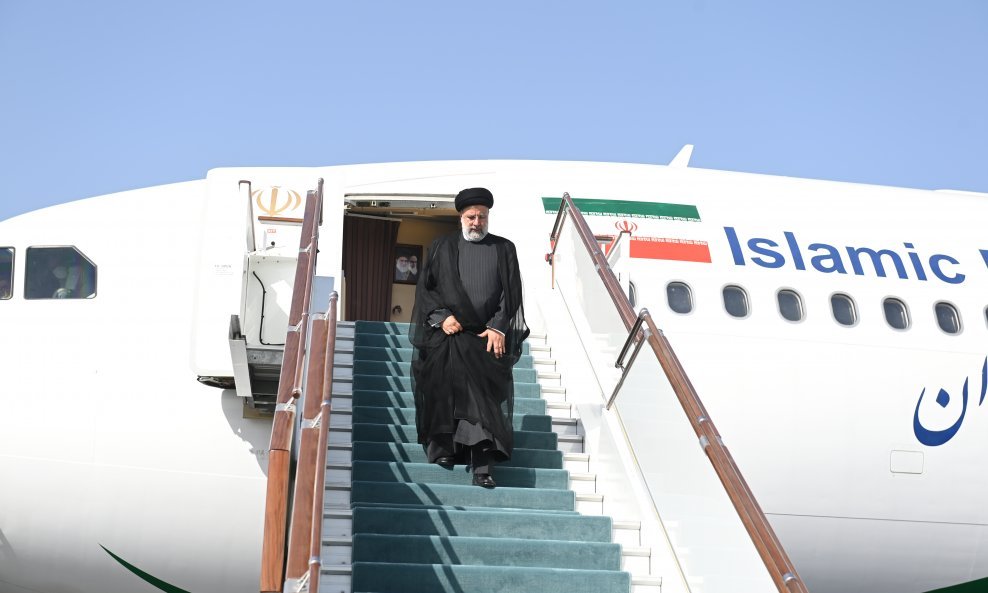 Ebrahim Raisi, predsjednik Islamske Republike Iran u Samarkandu, Uzbekistan