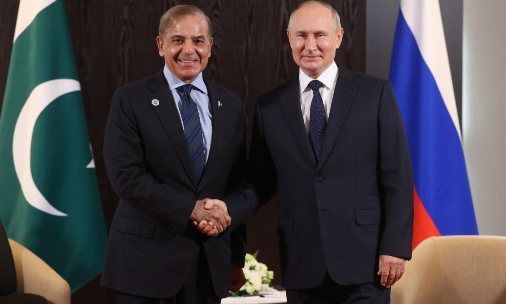 Šabaz Šarif i Vladimir Putin