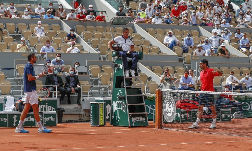 Marin Čilić i Roger Federer - bilo je i rasprava u mečevima