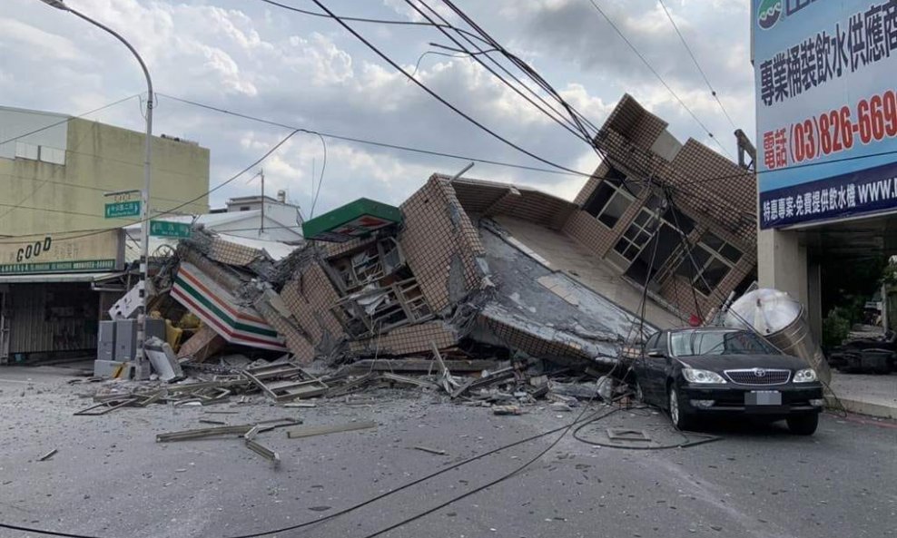 Tajvan nakon potresa jakosti 6,9 stupnjeva po Richteru