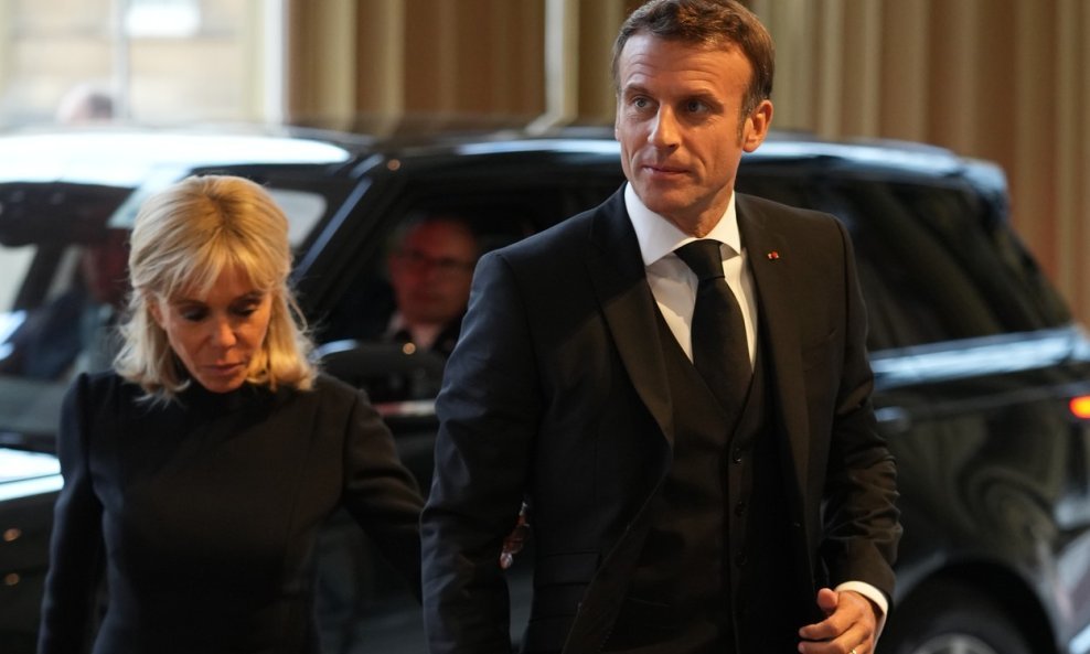 Emmanuel Macron i Brigitte Macron