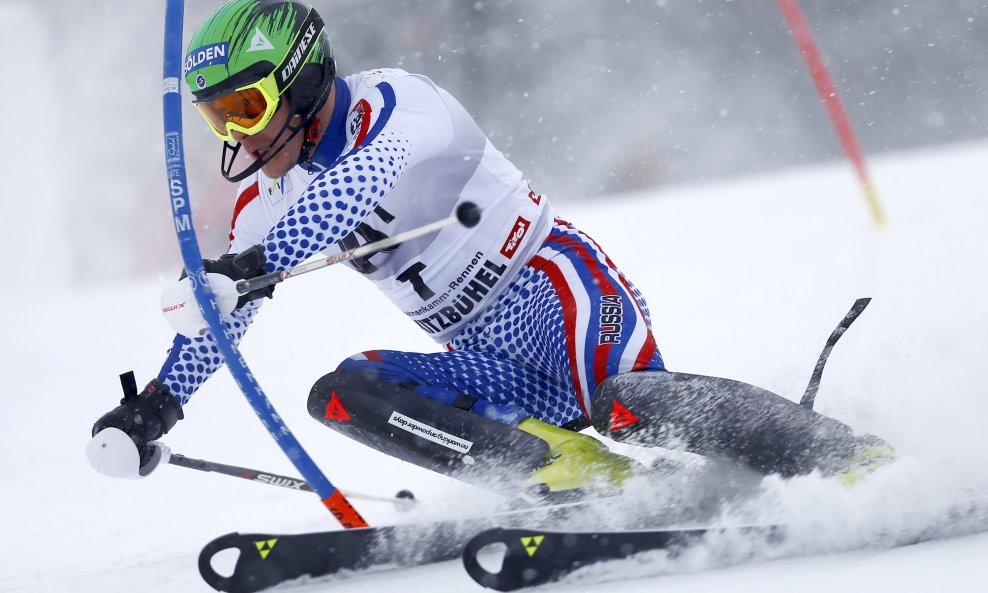 Aleksander Horošilov slalom Schladming
