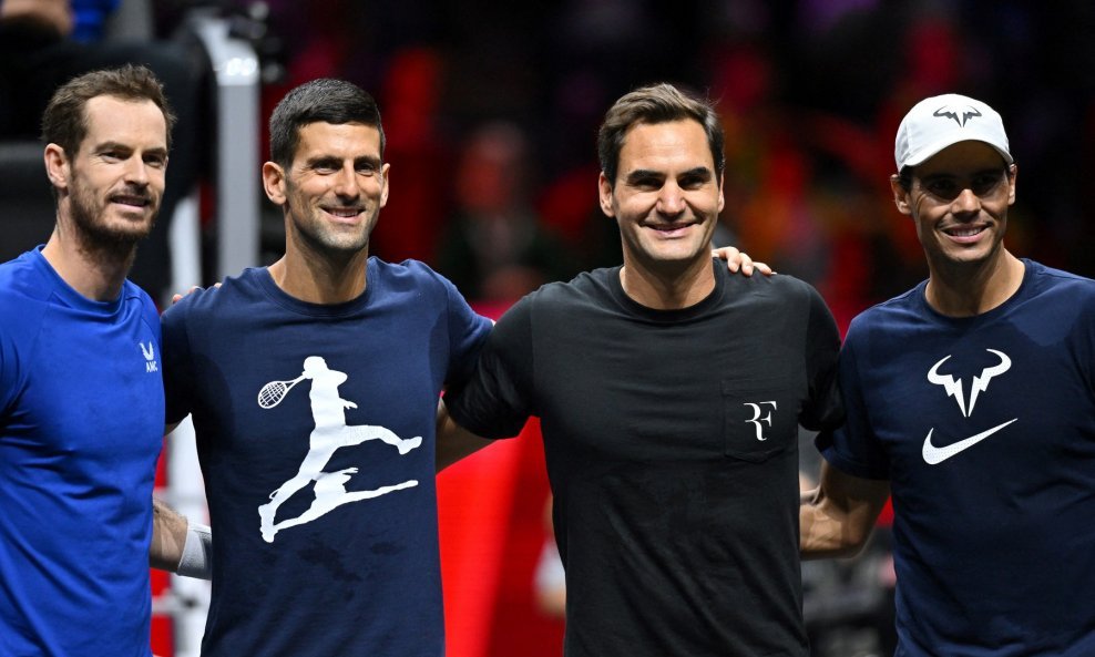 Andy Murray, Novak Đoković, Roger Federer i Rafael Nadal