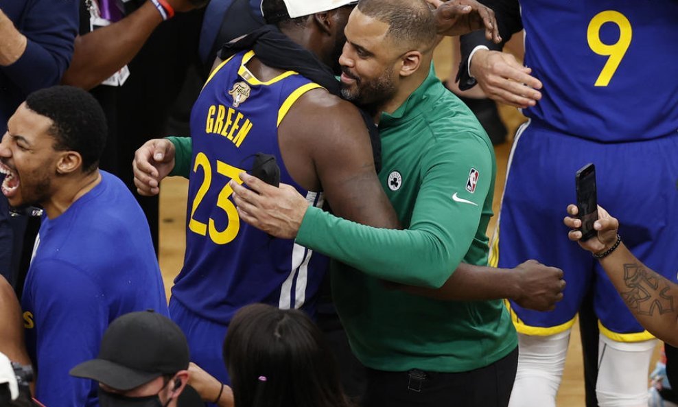 Draymond Green i Ime Udoka nakon NBA finala 2022.