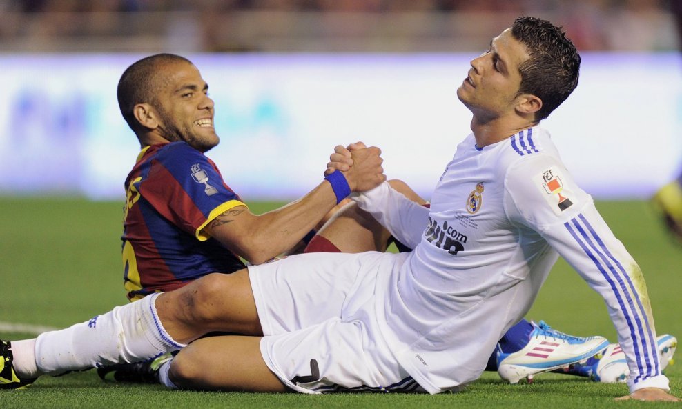 Dani Alves i Cristiano Ronaldo