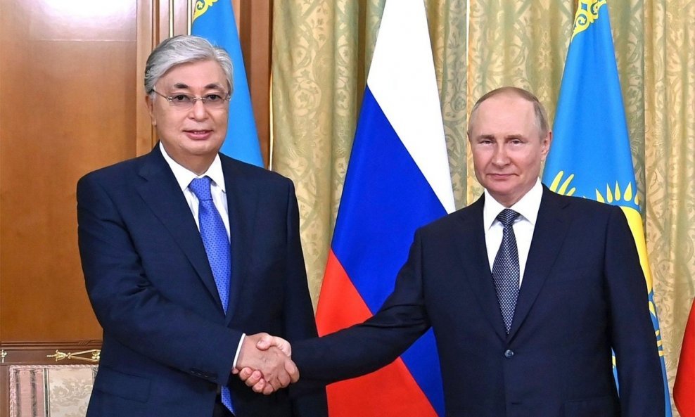 Kasim-Jomart Tokajev i Vladimir Putin